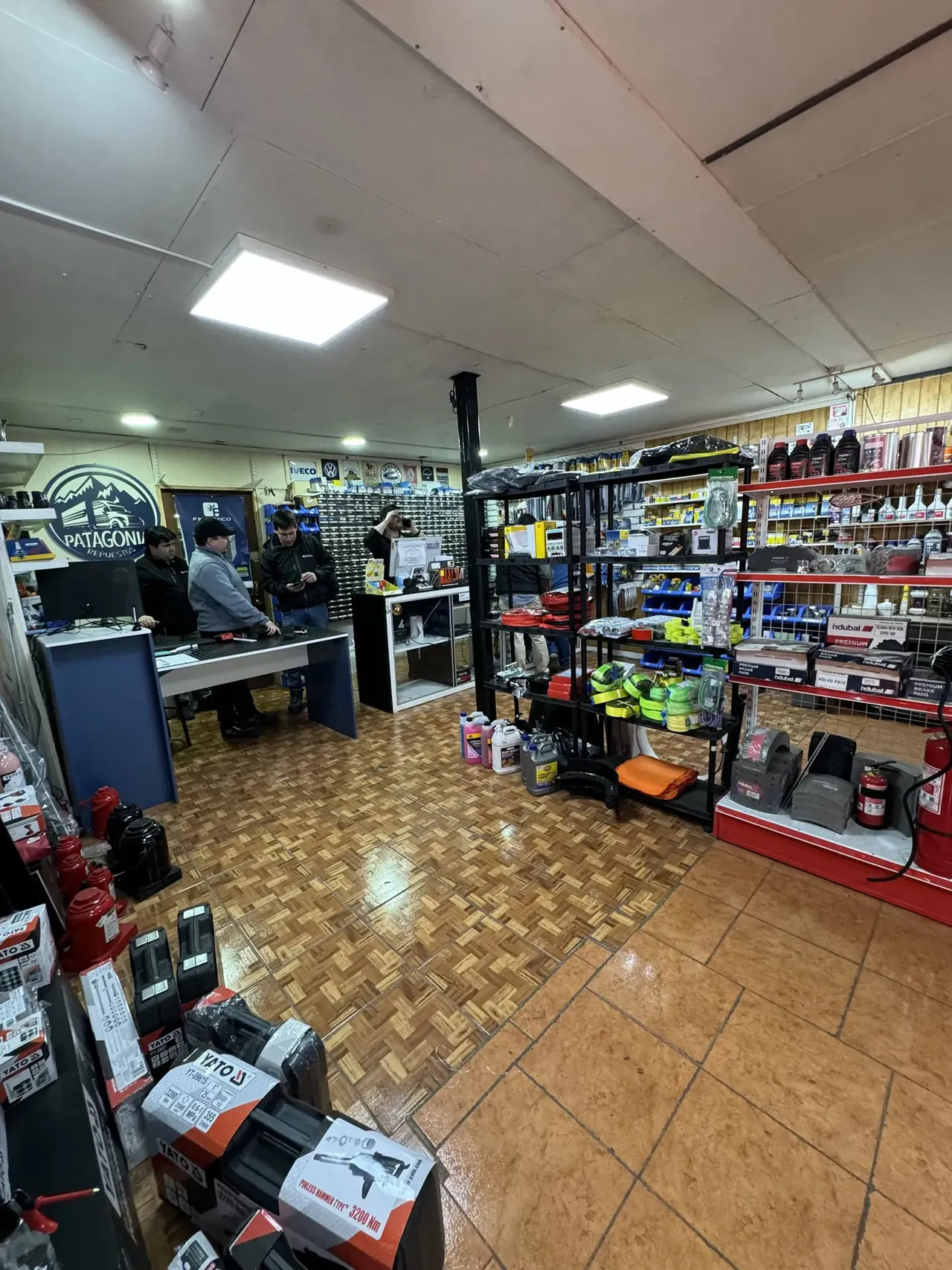 Interior de la tienda